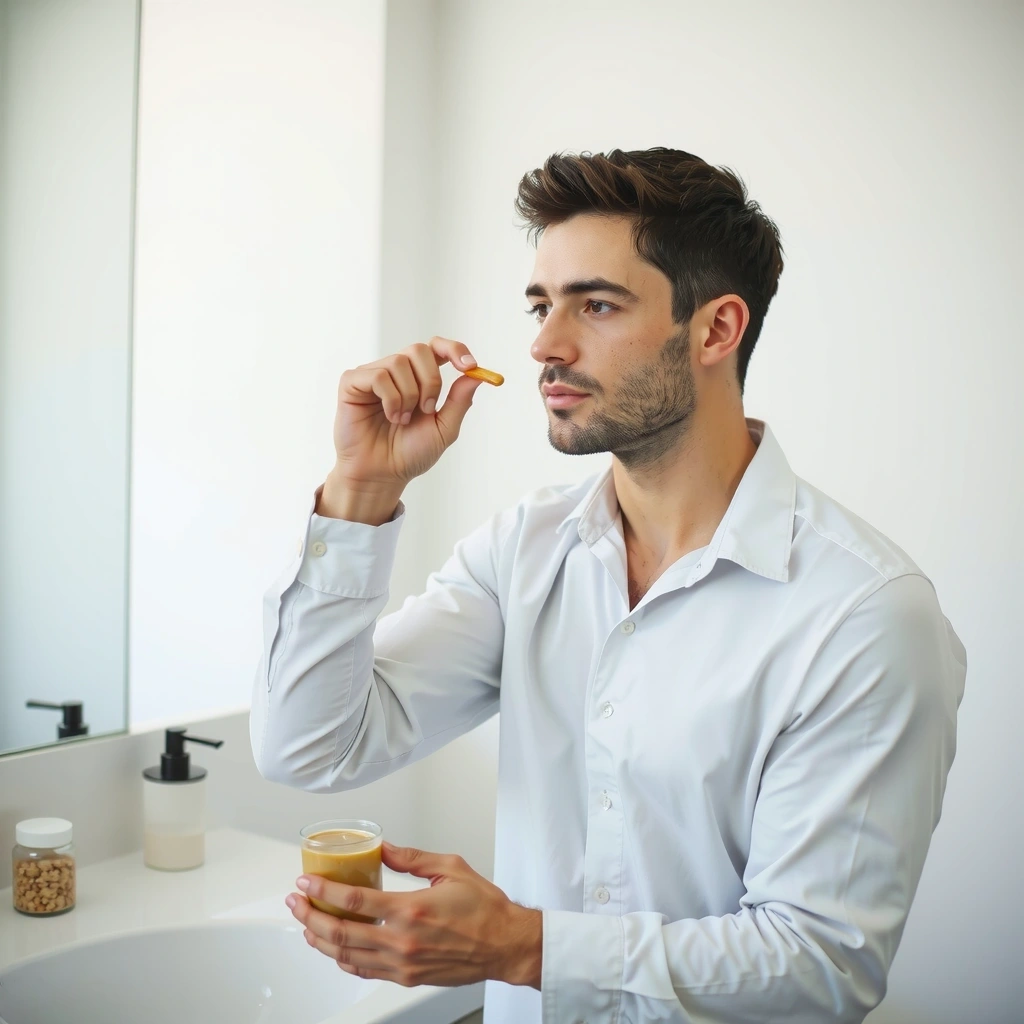 Healthy lifestyle with supplements